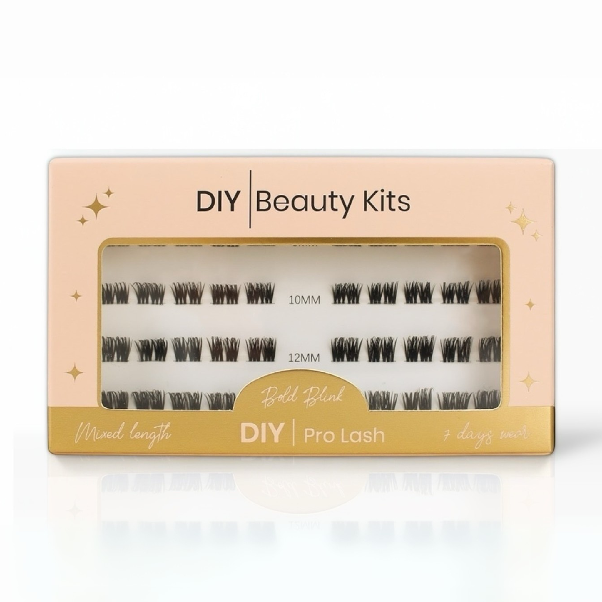 DIY PRO LASHES BOLD BLINK. LASH EXTENSIONS. STRIP LASHES. LONG LASTING LASHES. SENSITIVE GLUE. BEAUTY PRODUCTS. DIY LASH EXTENSIONS. CLUSTER LASHES